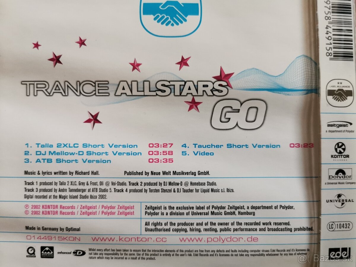 TRANCE ALLSTARS cd maxi - 3