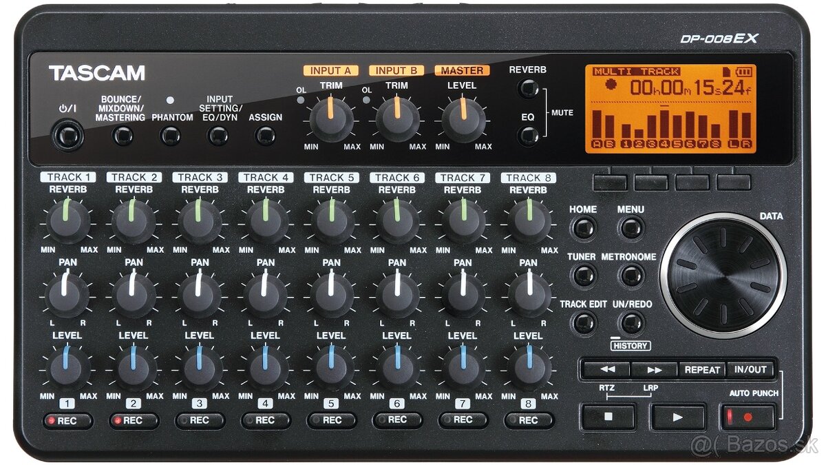 Digitálny rekordér Tascam DP-008EX - 3