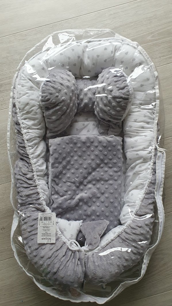 Belisima-Hniezdočko s perinkou Minky Sweet Baby šedé - 3