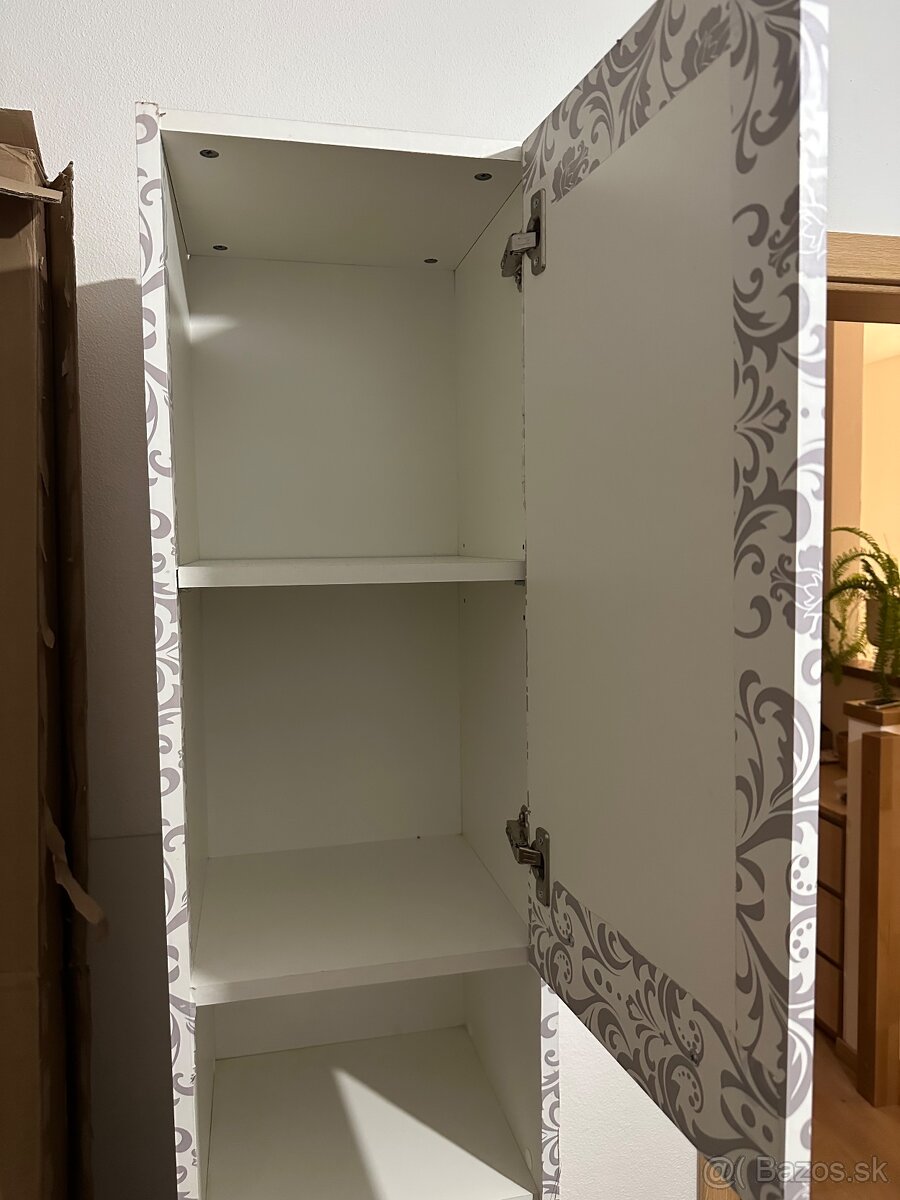 Úzka Kúpeľňová skrinka 33 x 31 x 195cm - 3