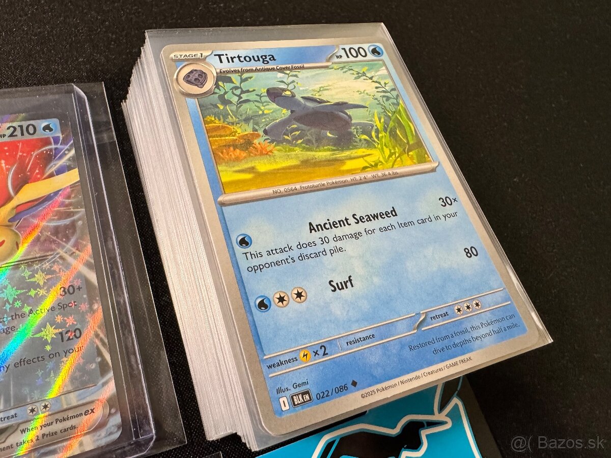 Pokemón MEGA balík (F): 100ks kariet v obaloch s EX + darček - 3