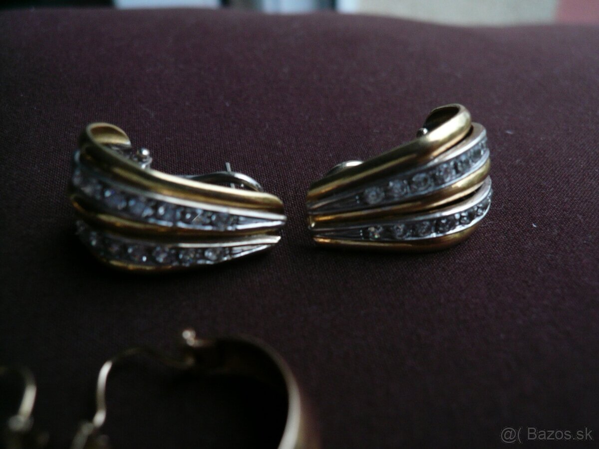 predam zlate nausnice 18karatove 2 - 3