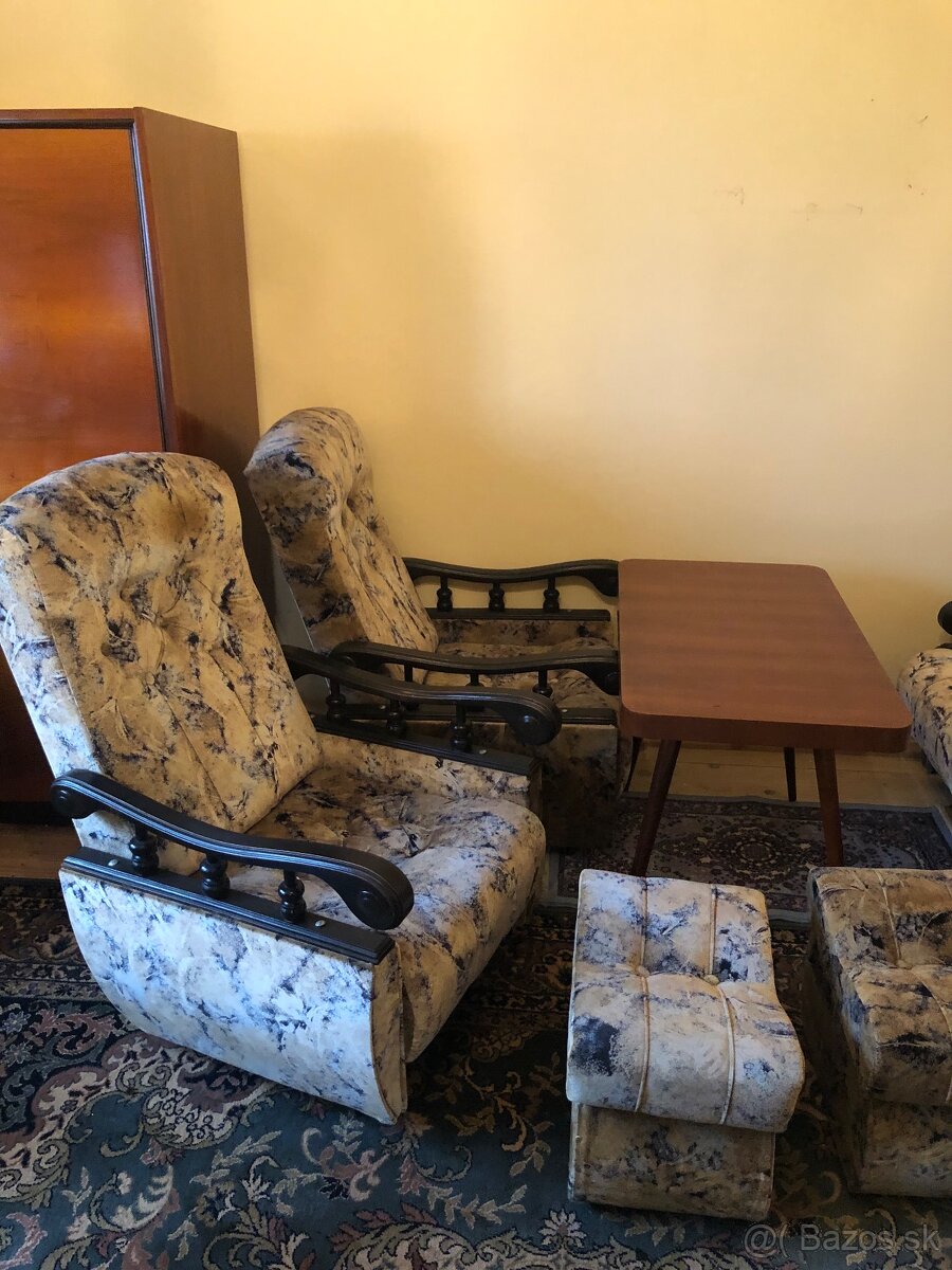 Straršia retro sedacia súprava - 3