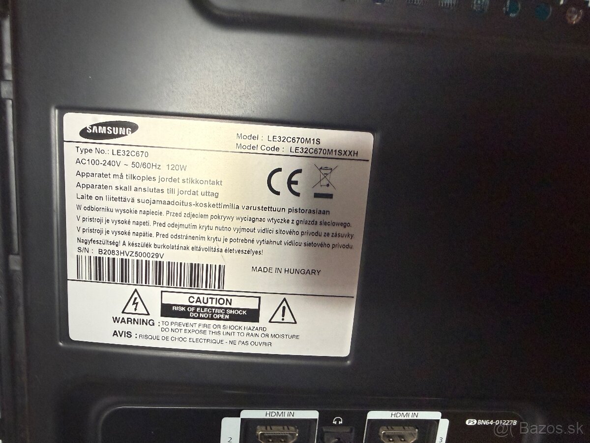 32" Televízor Samsung LE32C670 - 3