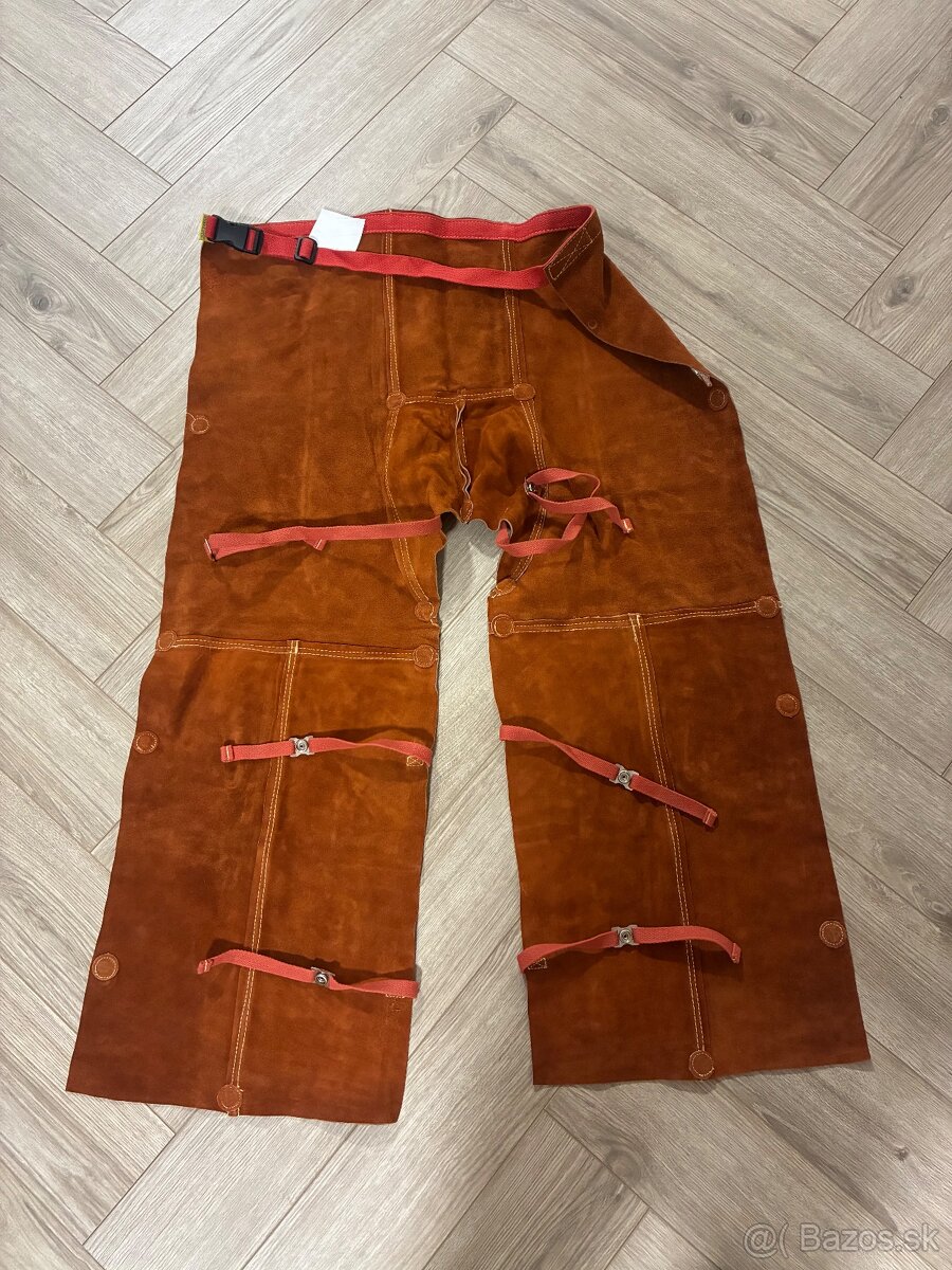 Zváračské kožené návleky na nohy - 3