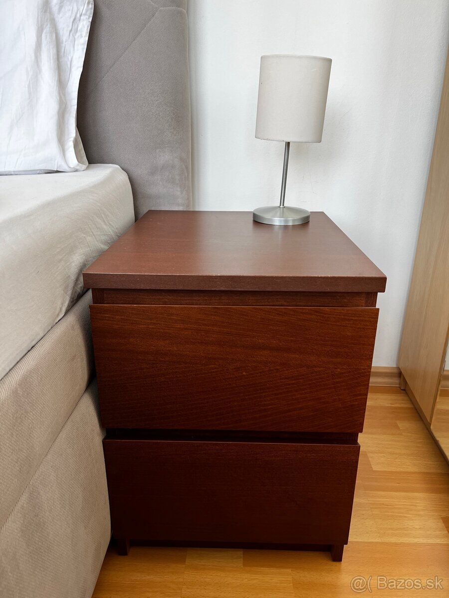 Ikea MALM Komoda + 2 nocne stoliky - 3