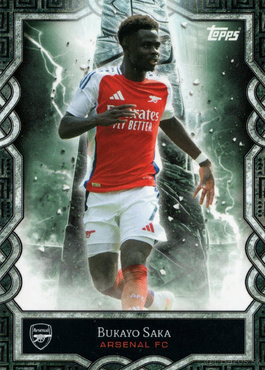 Futbalové karty Topps fan set Arsenal 2024/25 - 3