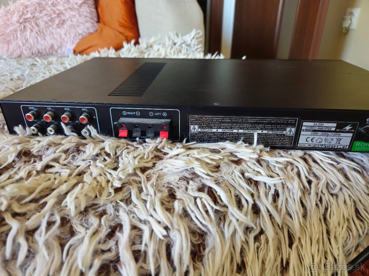 Stereo zosilňovač Monacor SA-230/SW - 3