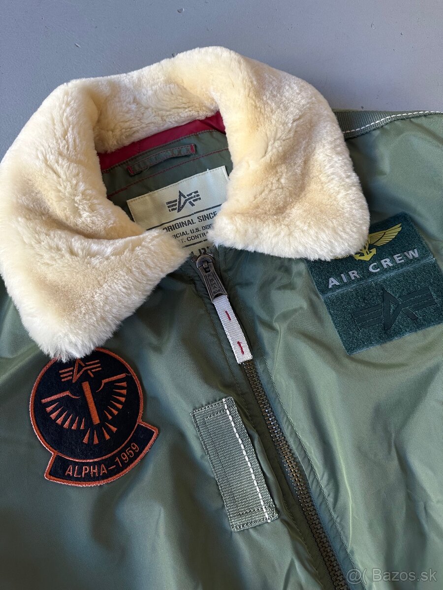 Alpha Industries Bomber Bunda Zelena - 3