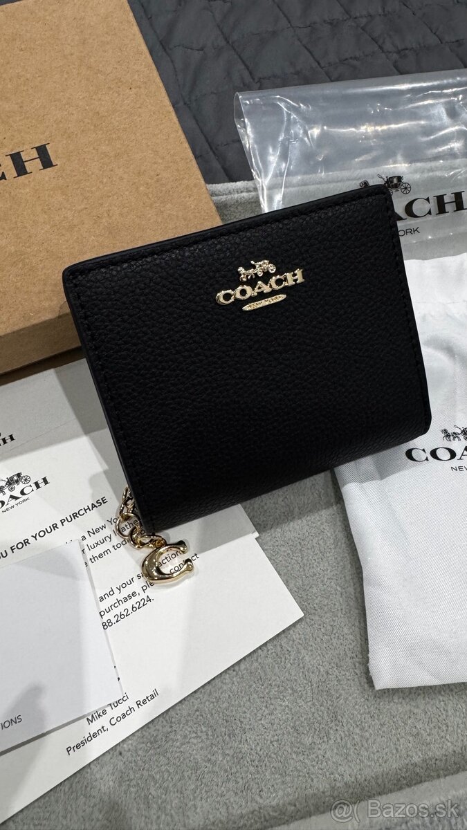 Coach peňaženka - čierna - 3
