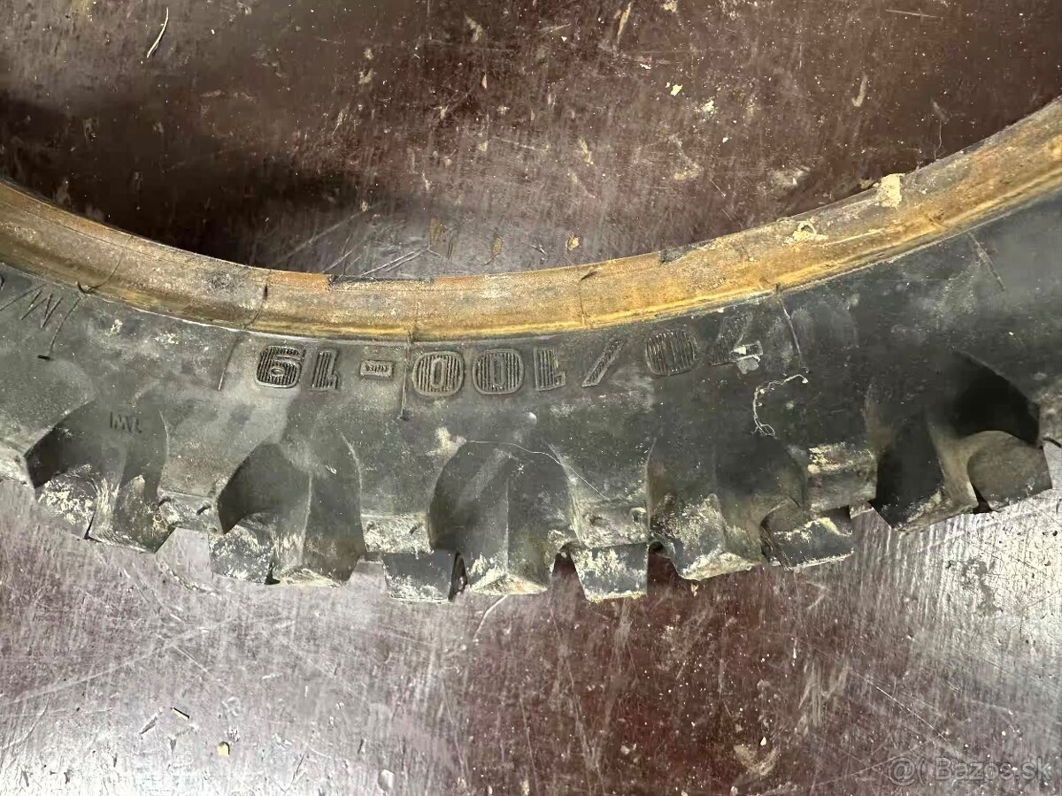 Zánovné crossové peumatiky MITAS 70/100-19 a 100/90-19 - 3