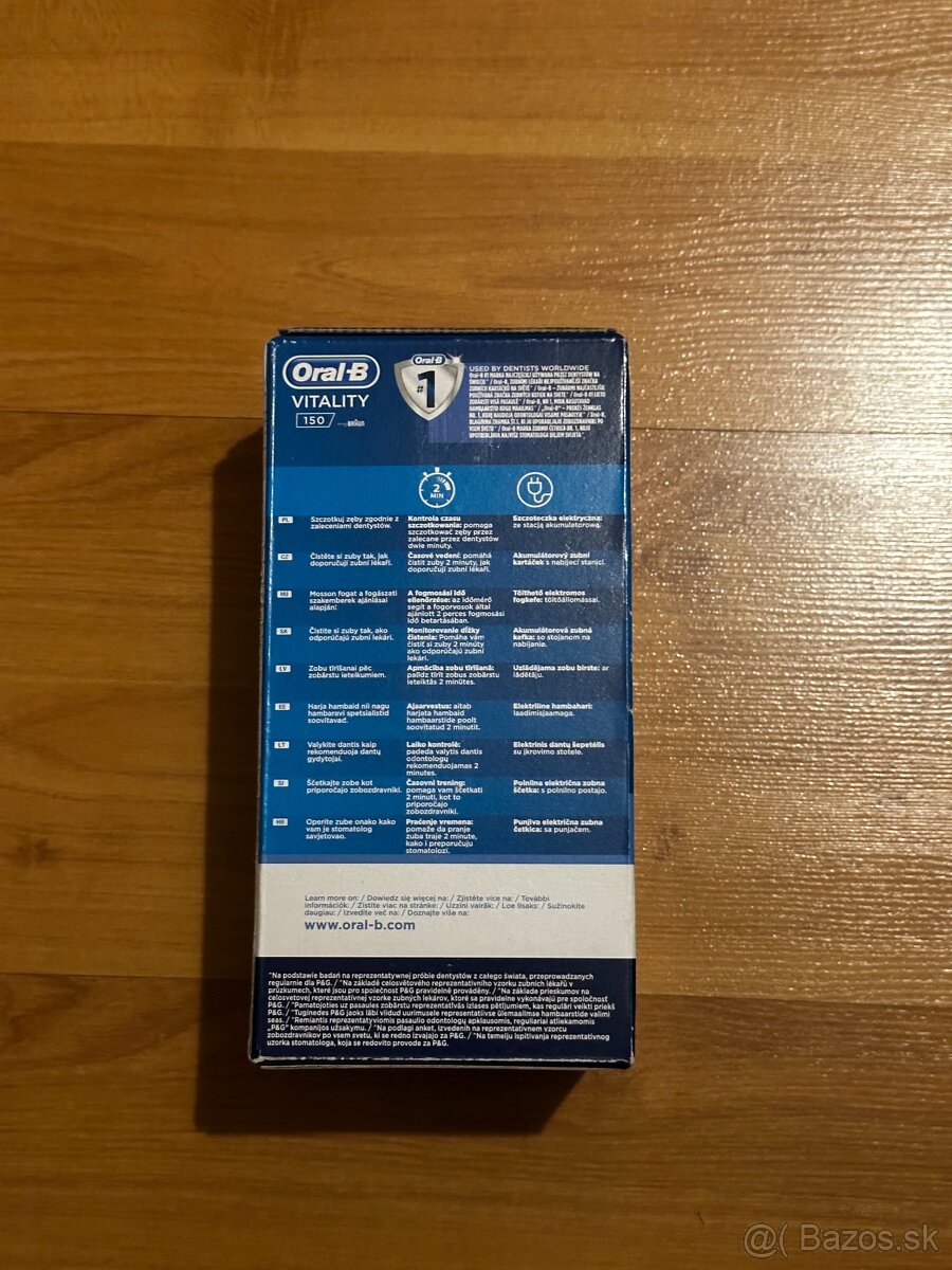 Predám Oral-B Vitality 150 Cross Action Black - 3