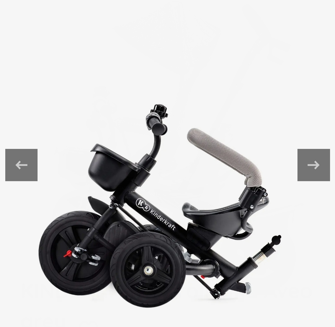 Detská trojkolka Kinderkraft Aveo grey - 3