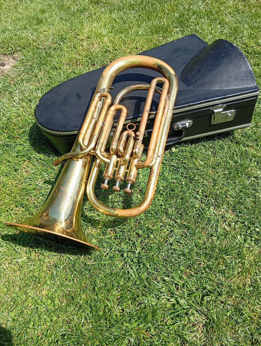 Stará trúbka Bariton Roh - 3