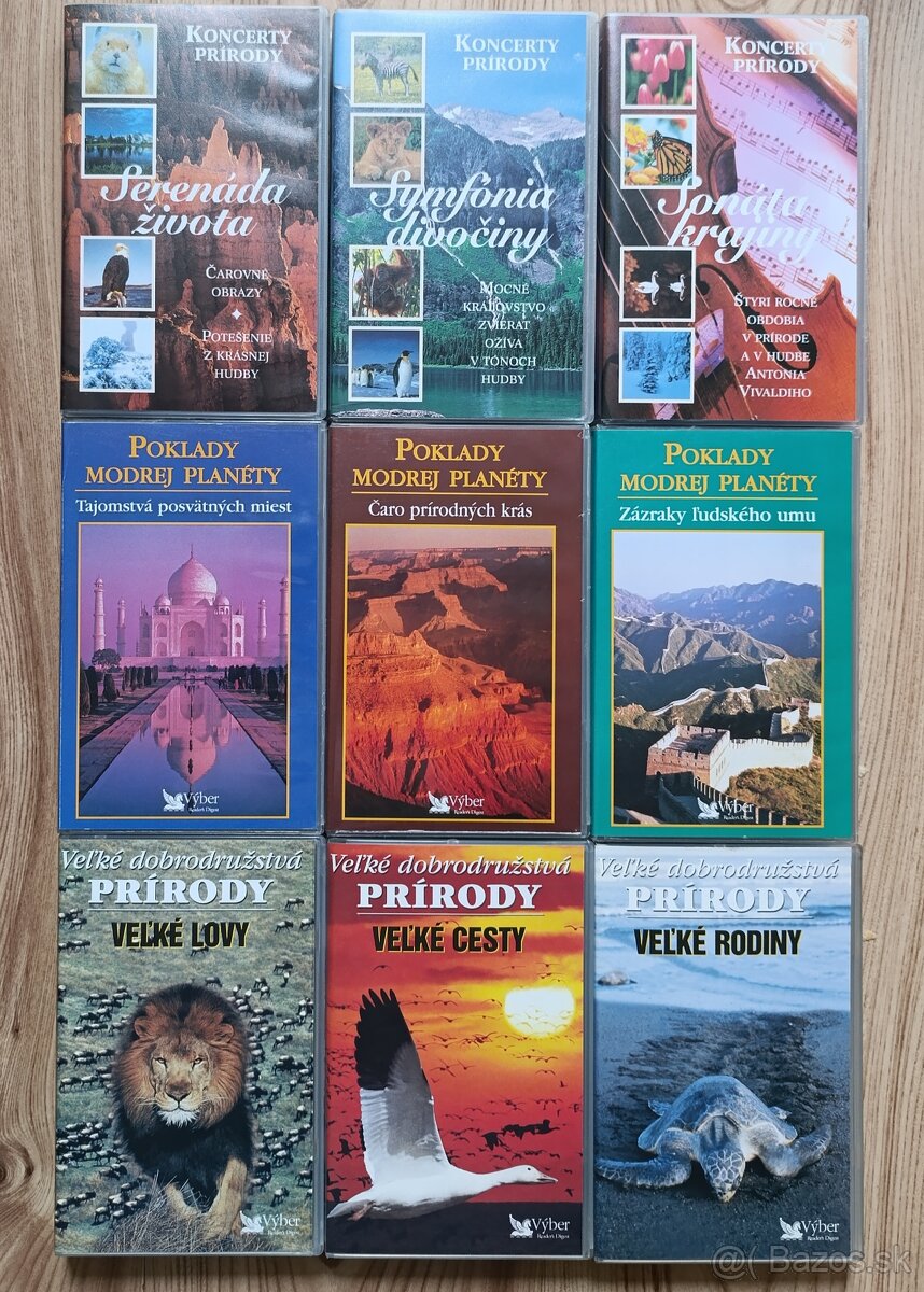 VHS kazety rôzne - 3