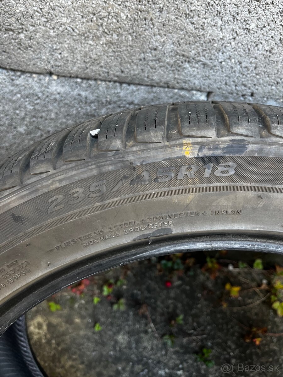 Zimné gumy 235/45 r18 - 3