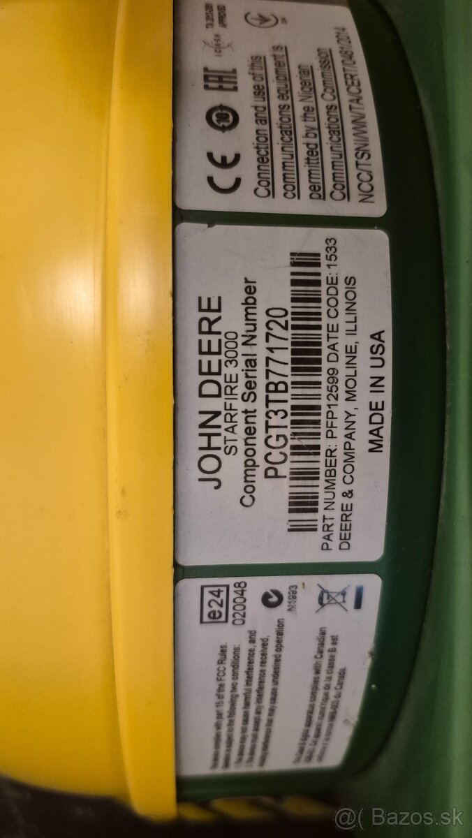 Navigácia John deere 2600 + SF3000 - 3