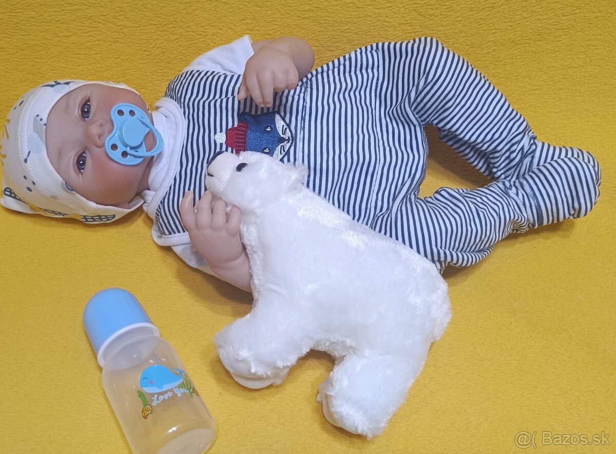 Realistická bábika chlapček Dominik - 3
