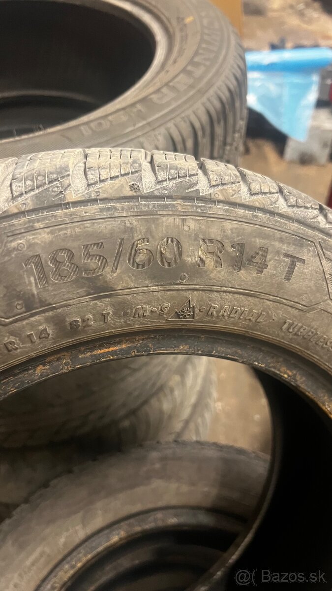 Predám zimné pneu 185/60r14 - 3