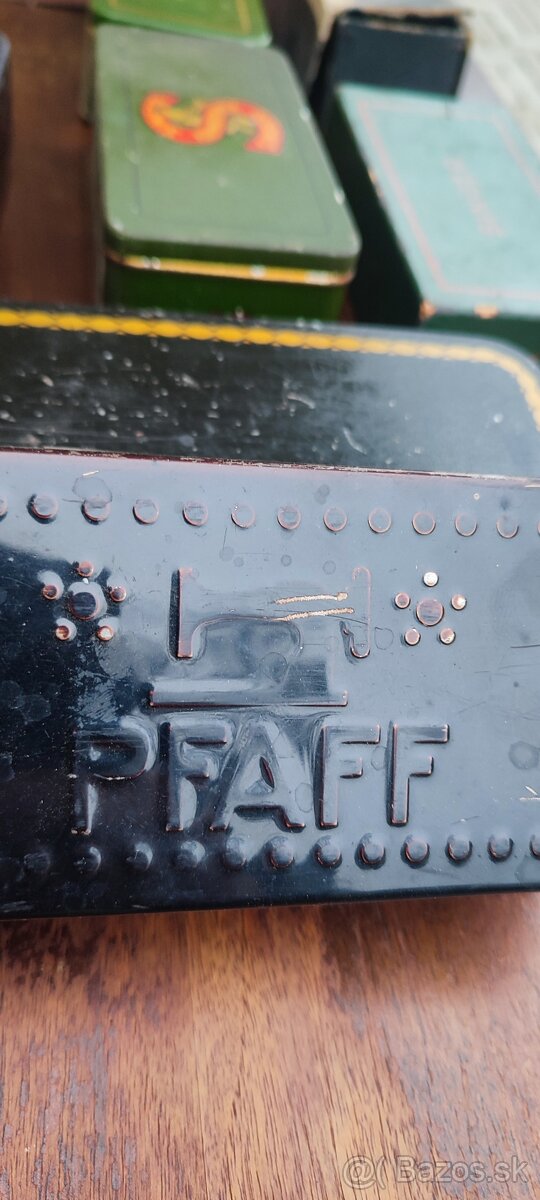 Plechové krabičky šijací stroj - 3