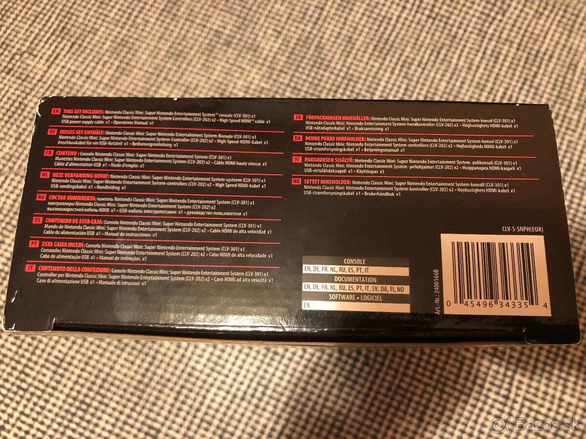 predam Nintendo Classic Mini SNES Super Nintendo ako nove - 3