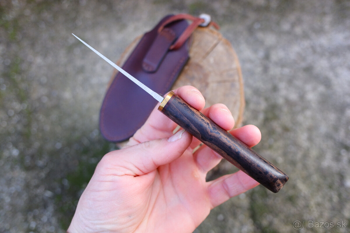 Rucne robeny noz - eben - 3