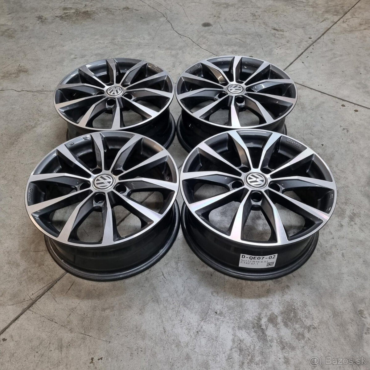 Hliníkové disky 5x112 R16 6,5J ET42 - 3