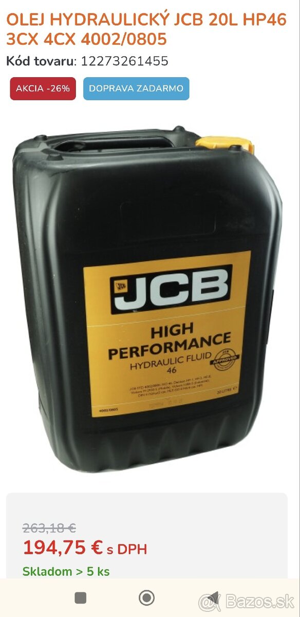 Hydraulický olej - 3