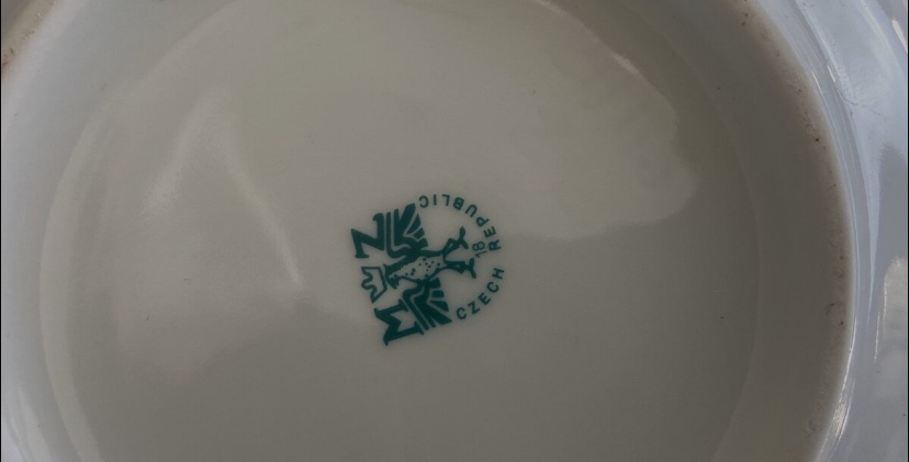 Džbán s motívom husí. 2L, modrá linka, MZ - 3