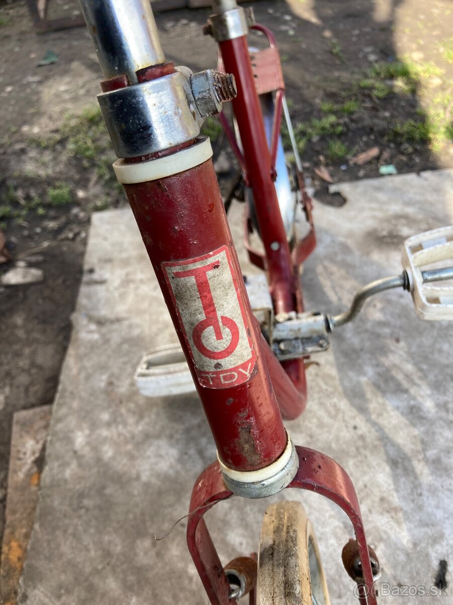 Starý detský bicykel TDV - 3