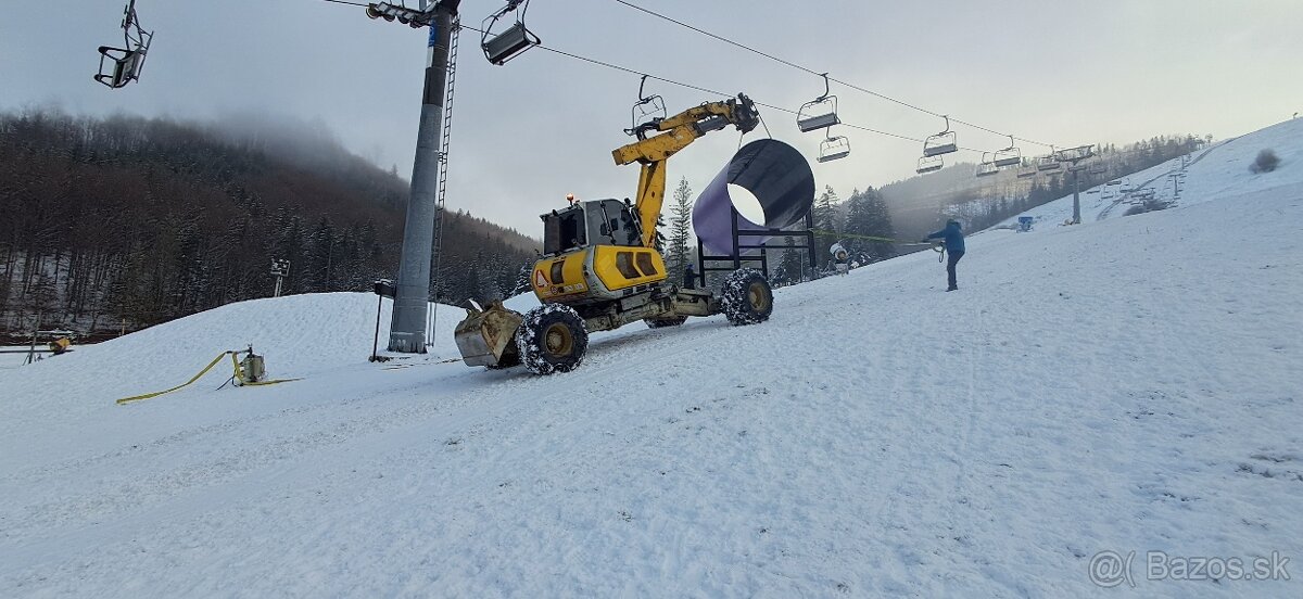 Zemné ,výkopové,demolačné práce -kráčajúci bager,pavúk bager - 3