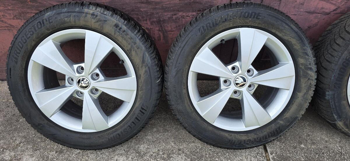 5x112,r16,ŠKODA,6,5Jx16,et46-205/60-Bridgestone-2024 - 3
