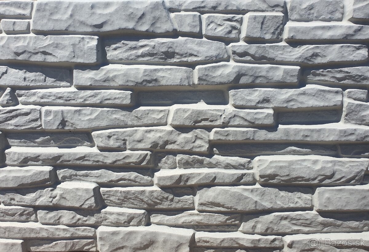 Betónový plot bridlica bez porová- 150bm - ihneď k odberu. - 3