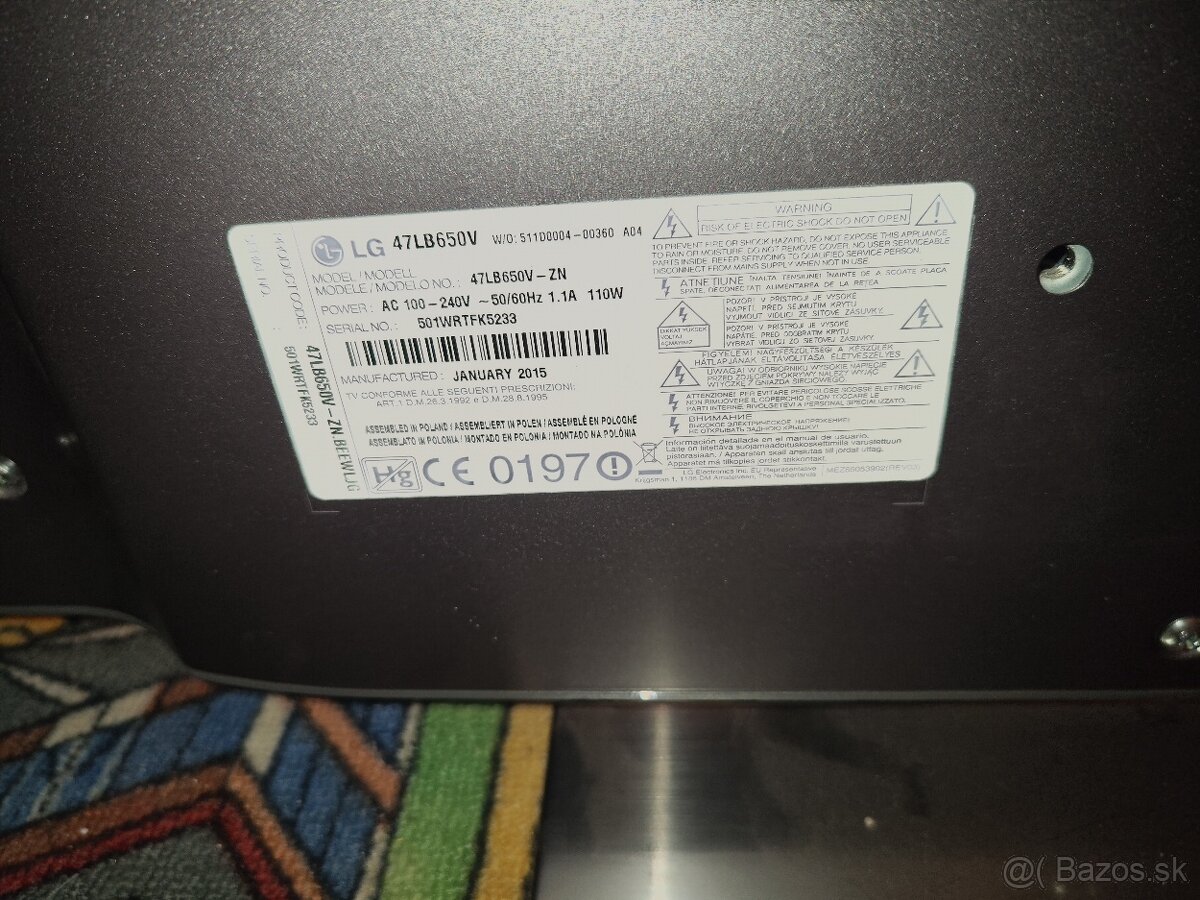 Lg 47" smart - 3