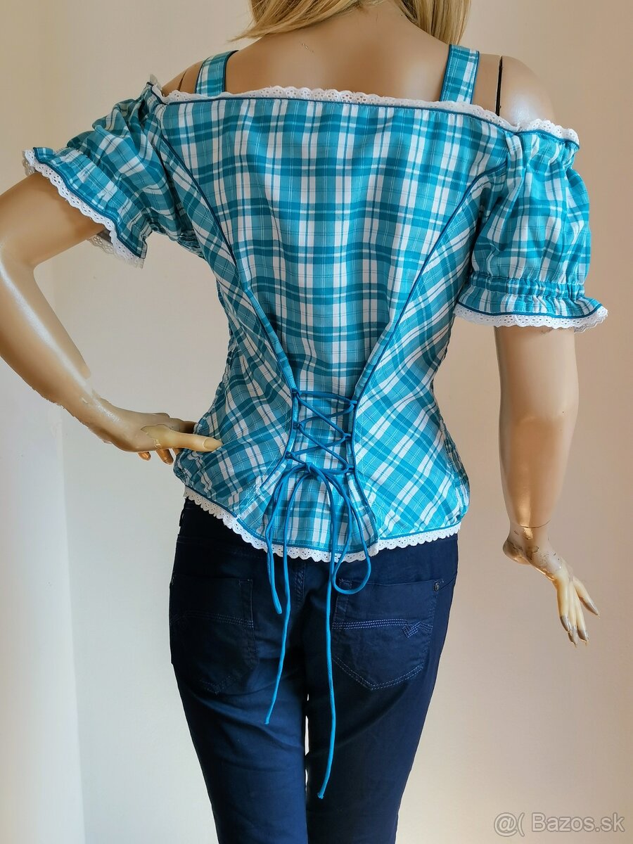 KROJ - Modrá blúzka 2./veľkosť 44 - 3
