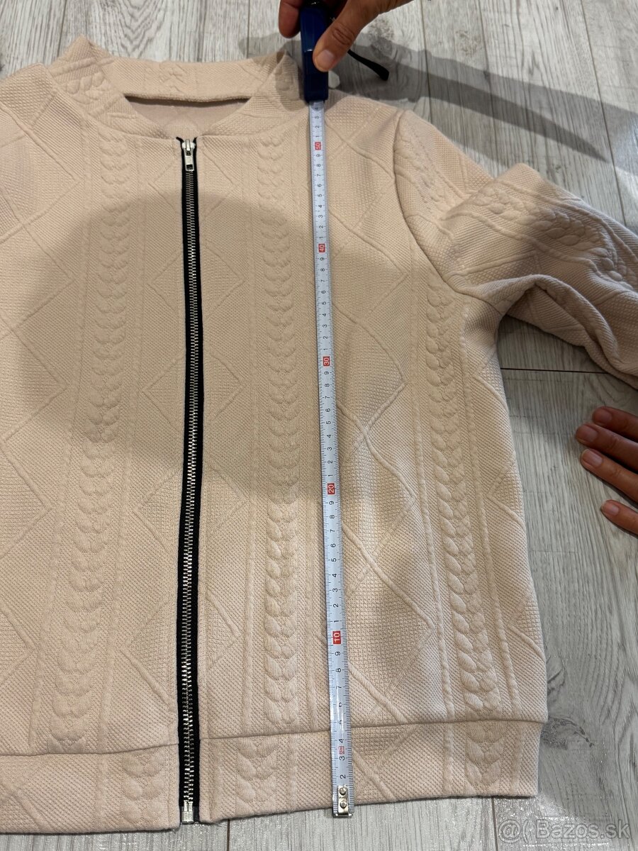 Úpletová bomber bunda - 3