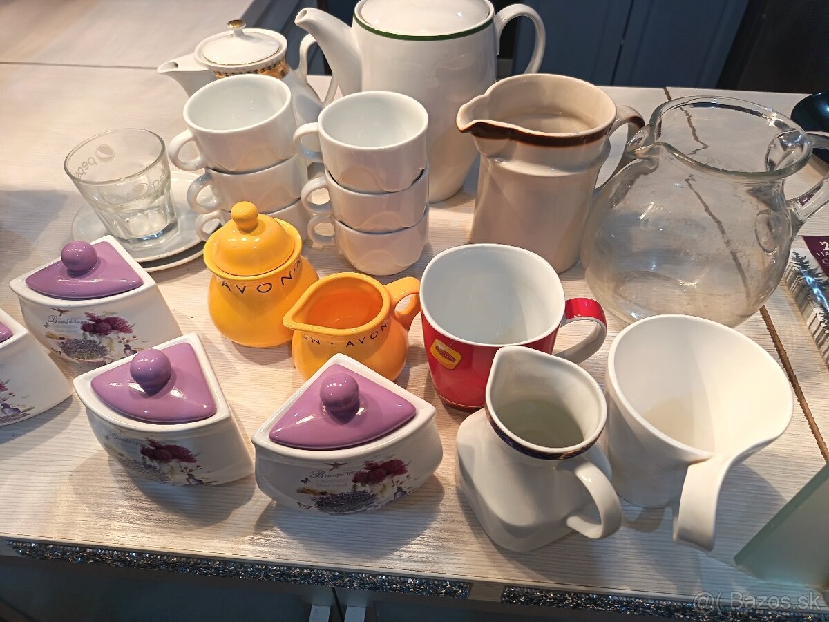 Obrazy, poháre 18 ks,keramika - 3