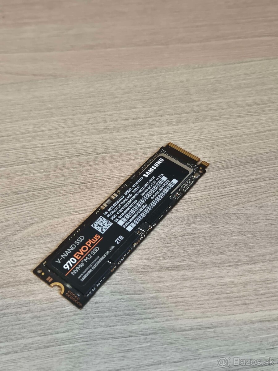Samsung 970 EVO Plus SSD 2TB, ZDRAVIE 100% - TOP STAV - 3
