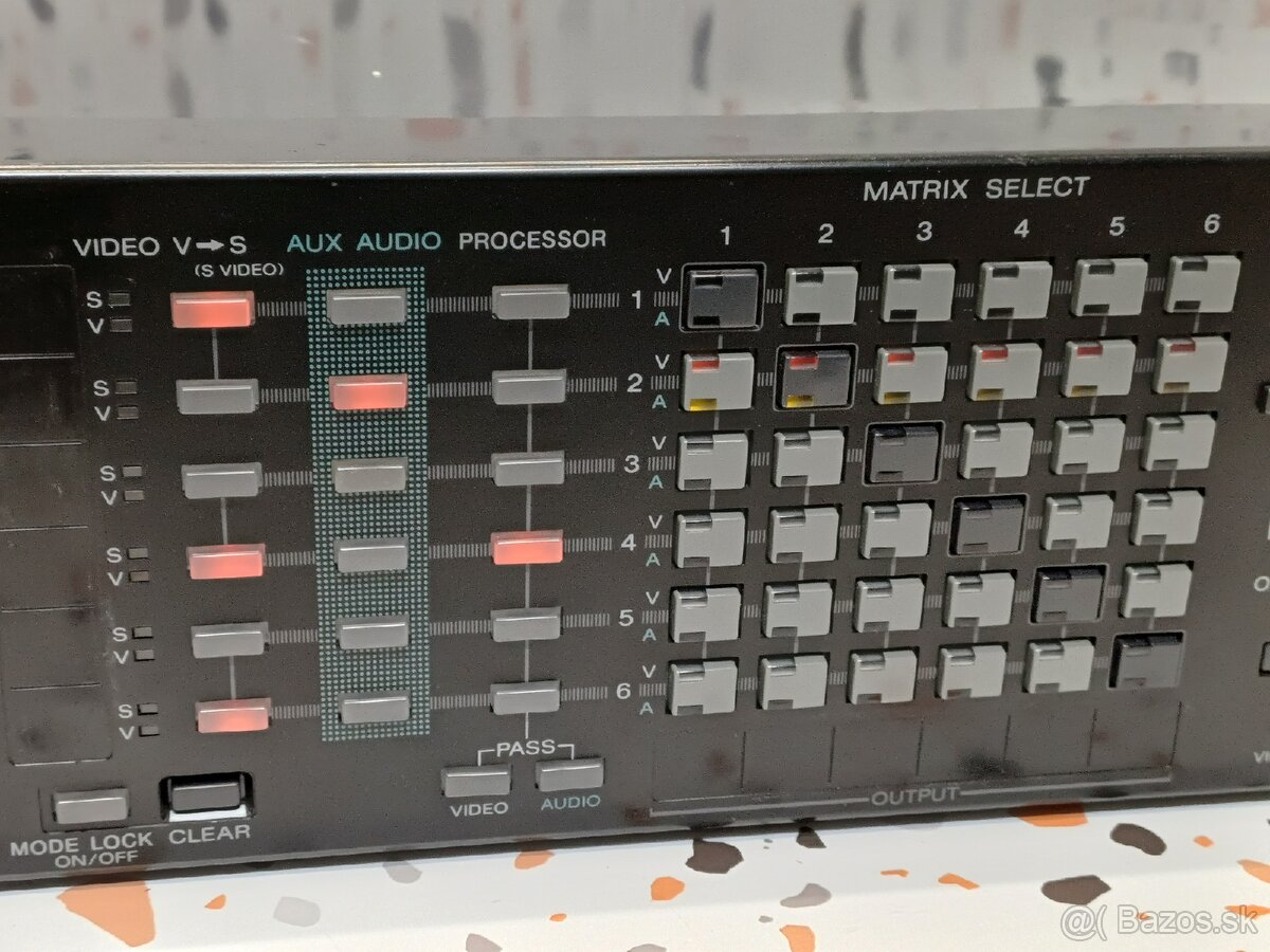 Sony SB-V3000 》prémiový programovateľný video/audio selektor - 3