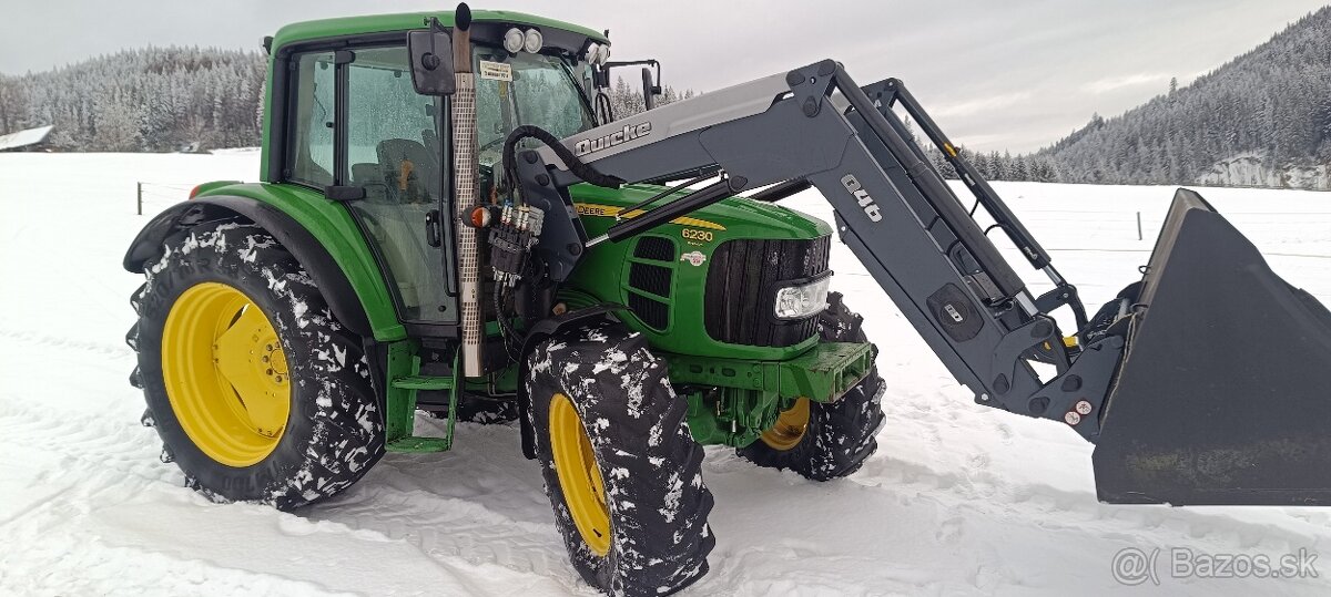John Deere 6230 premium +nový quicke q46 - 3