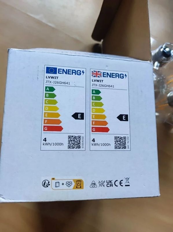LED žiarovky LVWIT, 6 kusov, 4W, E27 - 3
