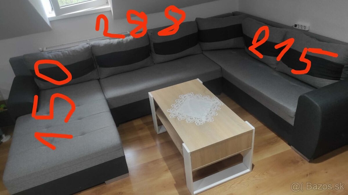 Predám sedačku supravy - 3