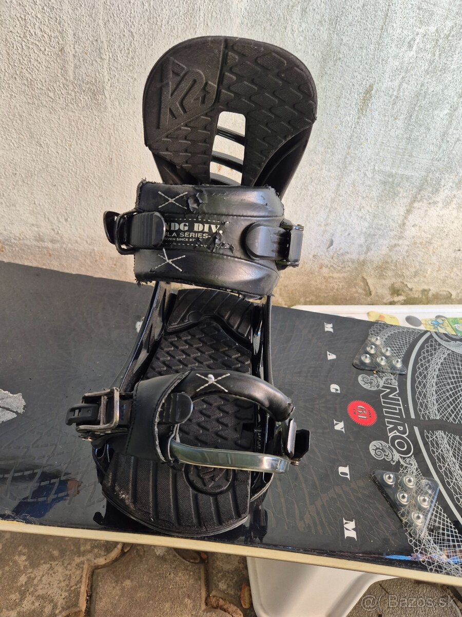 Predám snowboard Nitro Magnum 161 s viazaním K2 Formula - 3
