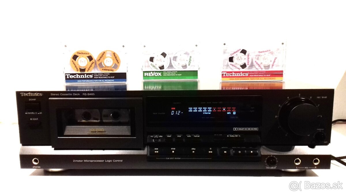 HX PRO kazetovy deck TECHNICS RS-B465 Dolby B+C, JAPAN, AK50 - 3