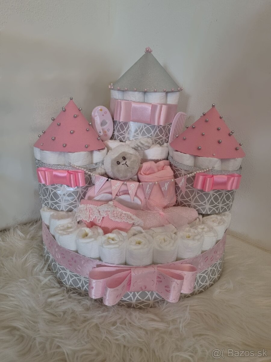 Darčeky pre mamičky Plienkové torty a iné - 3