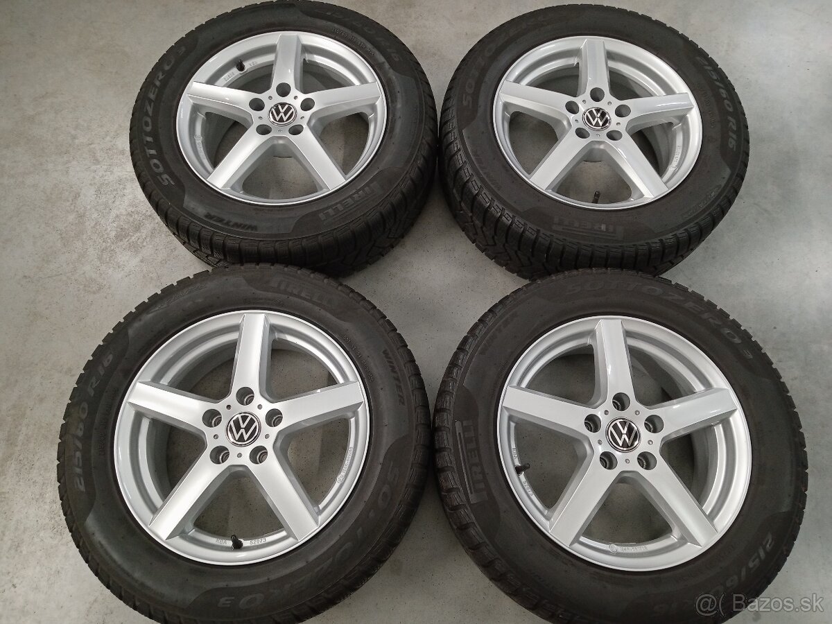 4ks zimne ALU 5x112 R16 6,5J ET41 DEZENT VW PASSAT B8 - 3