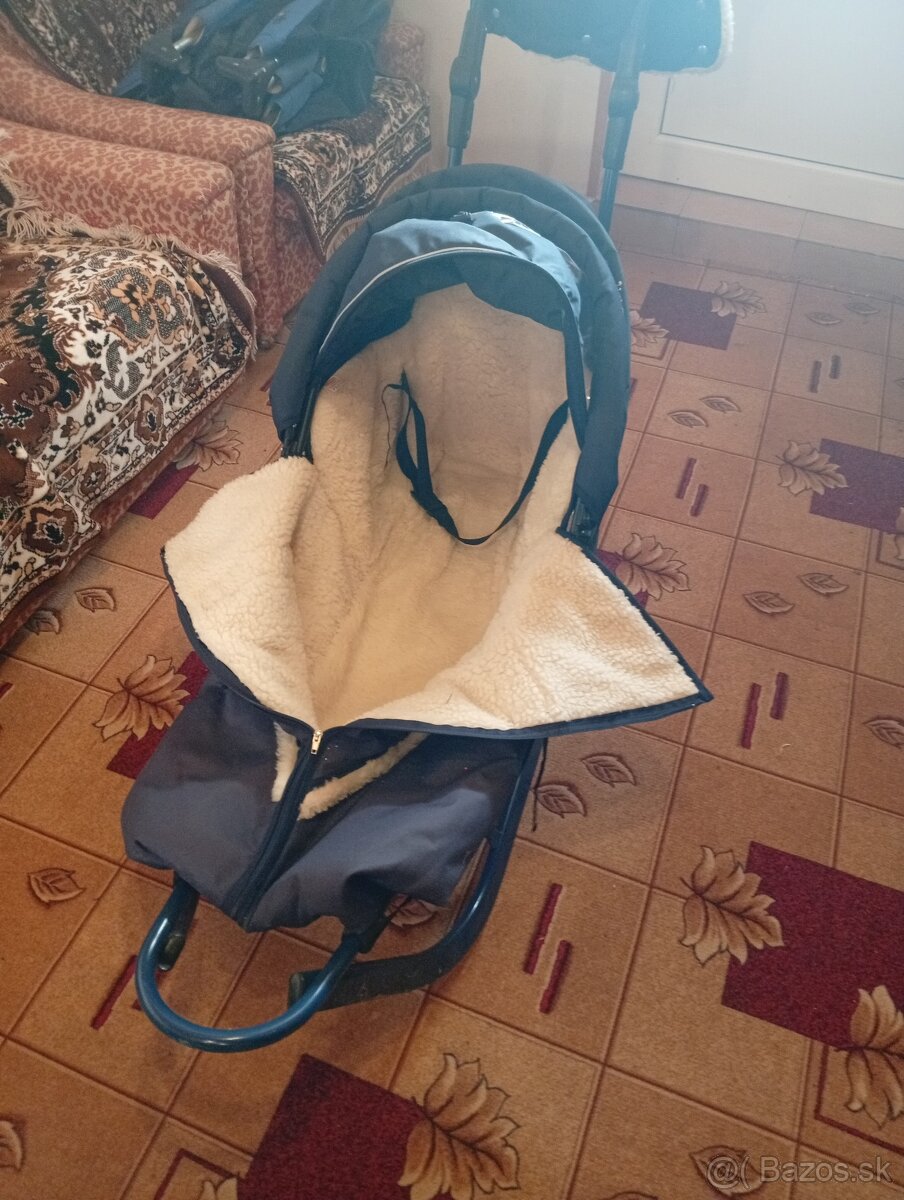 Detské sánky s fusakom - 3