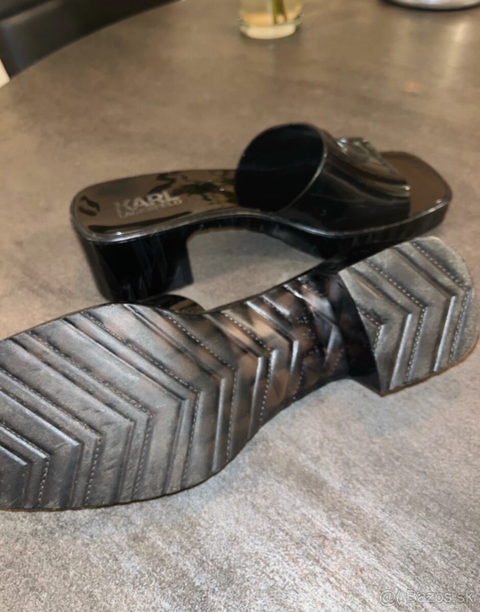 Karl Lagerfeld šľapky / topánky veľkosť 39 - 3