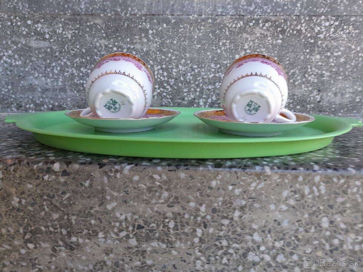 Misa, vázy, košík zn.Bohémia - 3