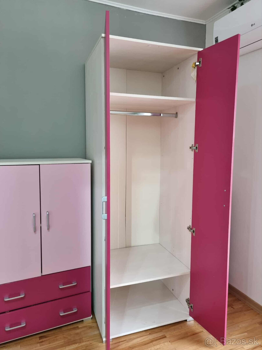 predám dievčenskú zostavu skríň - 3